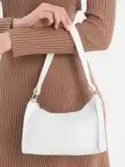 Белый сумка женская, через плечо, экокожа