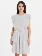Белый платье женское "Vanillia", 2 цвета