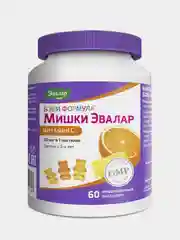 Жевательные пастилки Эвалар Бэби Формула "Мишки" Витамин С, 60 штук