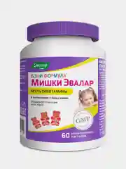 Мультивитамины Эвалар Бэби Формула "Мишки", 60 пастилок