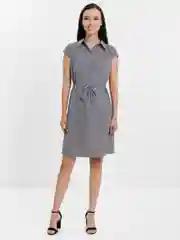 Розовый платье женское, в полоску