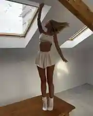 Пижама с шортами и топом