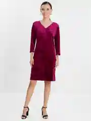 Бордовый платье женское, вечернее, велюровое