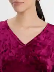 Бордовый платье женское, вечернее, велюровое