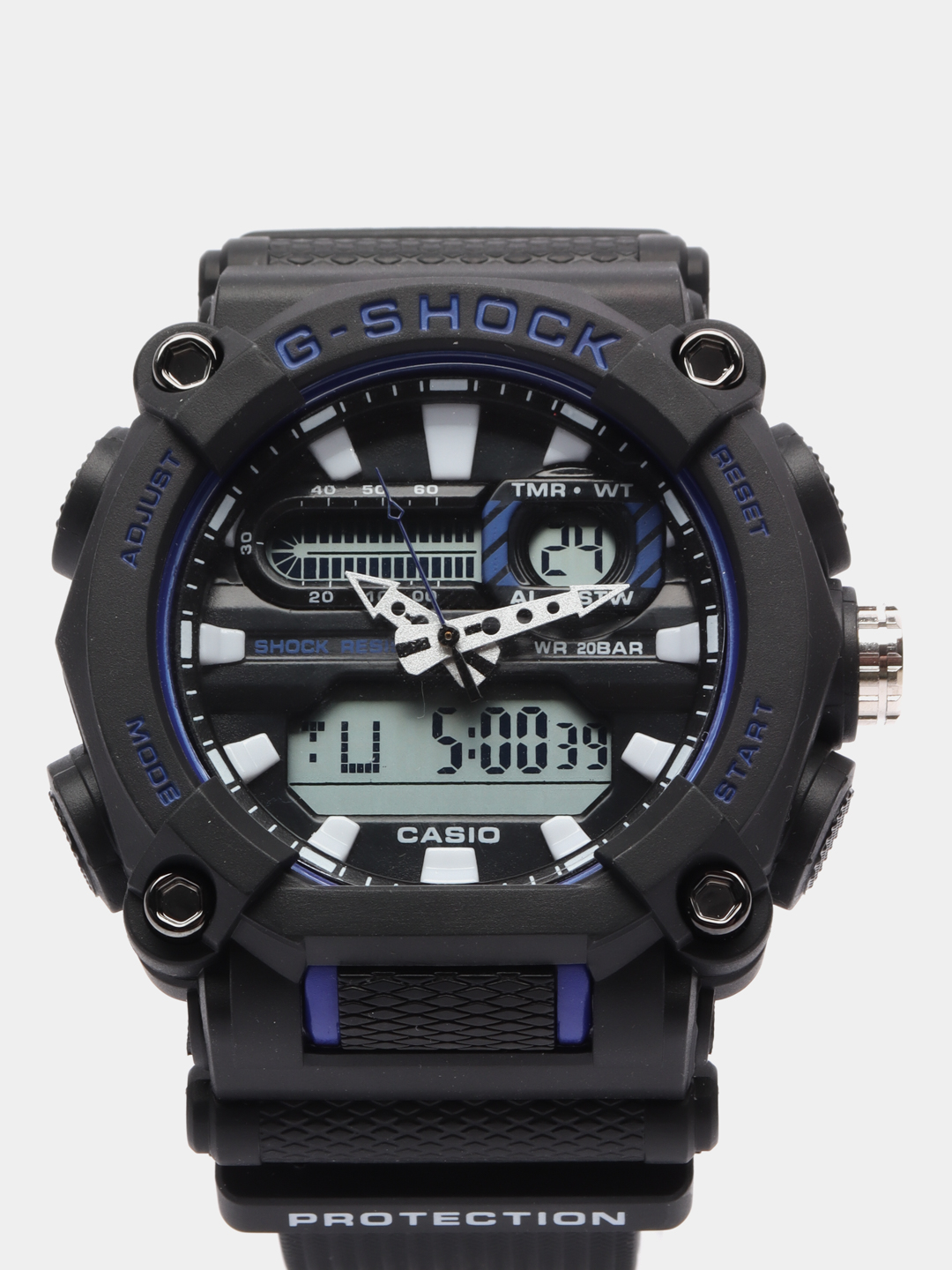 Наручные военные электронные мужские часы Casio G-Shock купить по цене 999  ₽ в интернет-магазине KazanExpress