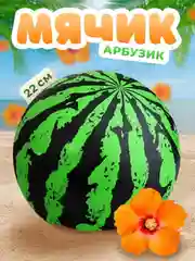 Мяч резиновый . Мяч пляжный . Мяч арбуз