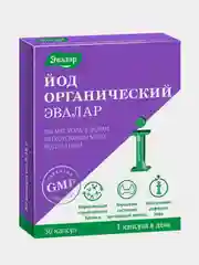 БАД Эвалар "Йод органический", 150 мкг, 30 капсул
