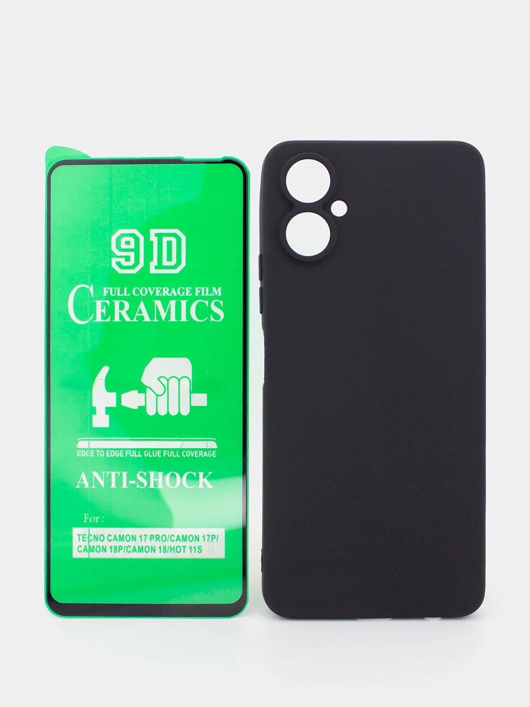 Пленка и чехол на TECNO Spark 8P, Spark 9 Pro, Camon 19, 19 Neo, Pova 2, 3, Pop 6 Pro