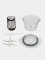 Измельчитель Centek CT-1394, стекло, 600 Вт, 1.5 л, серебристый