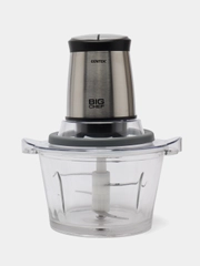Измельчитель Centek CT-1394, стекло, 600 Вт, 1.5 л, серебристый