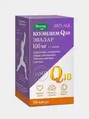 БАД Эвалар "Коэнзим Q10", 100 мг, 60 капсул