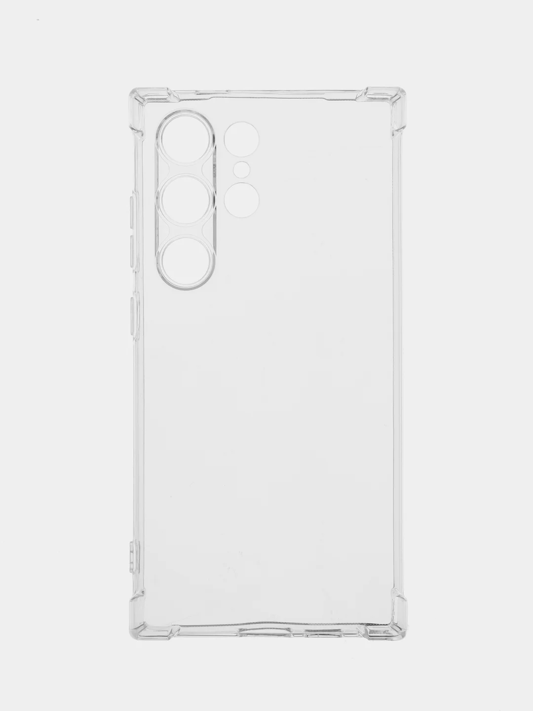 Прозрачный чехол для Samsung Galaxy S24 Ultra / Самсунг Галакси С24 Ультра, прозрачный, силиконовый