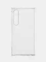 Прозрачный чехол для Samsung Galaxy S24 Ultra / Самсунг Галакси С24 Ультра, прозрачный, силиконовый