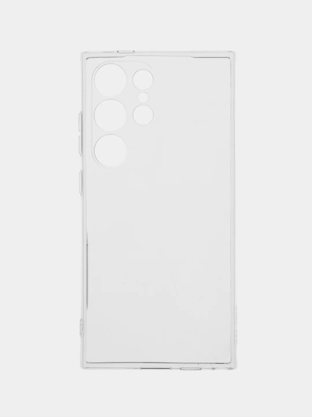 Прозрачный чехол Samsung Galaxy S24 Ultra / Самсунг Галакси С24 Ультра, прозрачный, силиконовый
