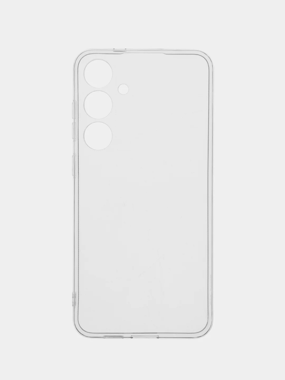 Прозрачный чехол Samsung Galaxy S24 Plus / Самсунг Галакси С24 Плюс, прозрачный, силиконовый