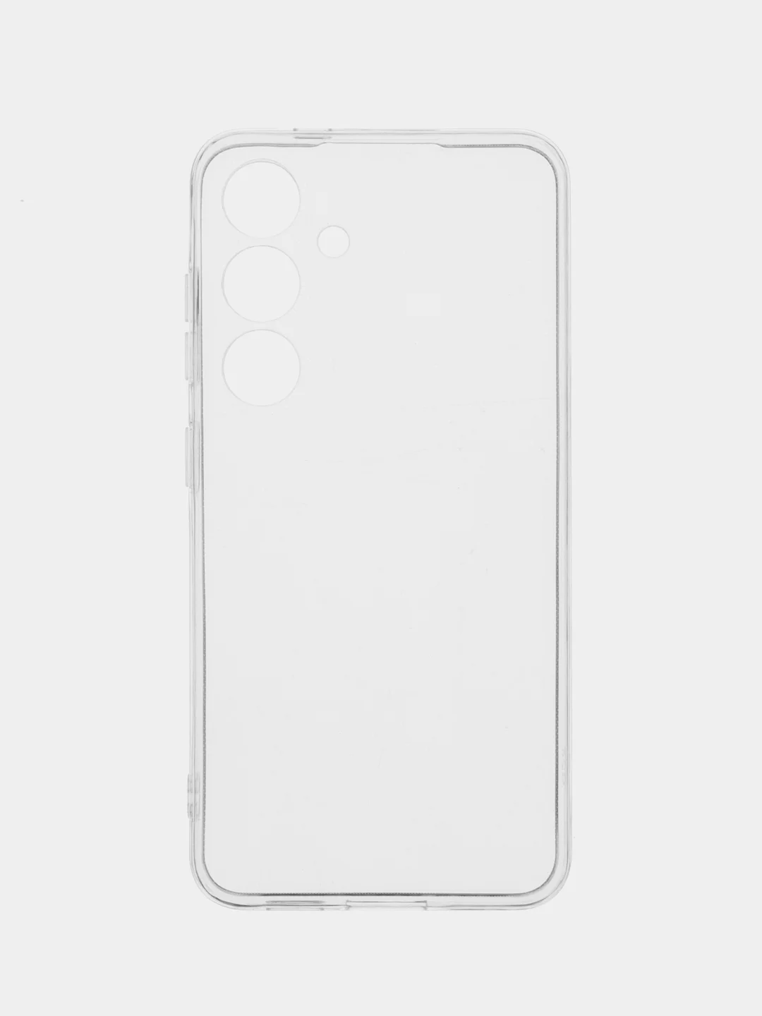 Прозрачный чехол Samsung Galaxy S24 / Самсунг Галакси С24, прозрачный, силиконовый