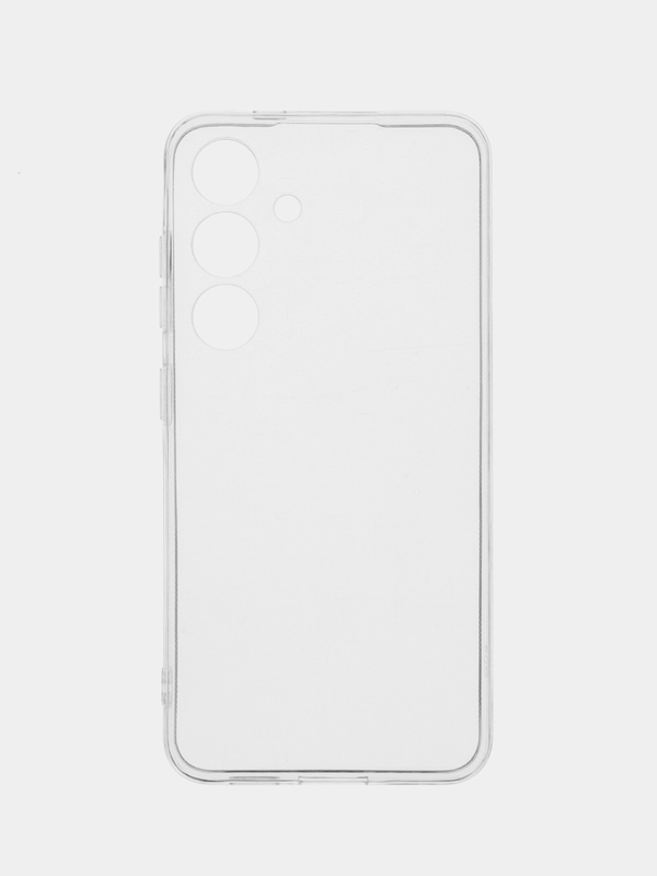 Чехол Samsung Galaxy S24 / Самсунг Галакси С24, прозрачный, силиконовый