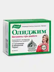 Витамины Эвалар Олиджим, при диабете, 60 капсул
