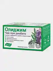 Чай Эвалар Олиджим, при диабете, 20 фильтр-пакетов по 2 г