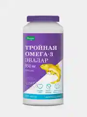 Тройная Эвалар Омега-3, 950 мг