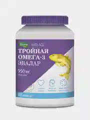 Тройная Эвалар Омега-3, 950 мг
