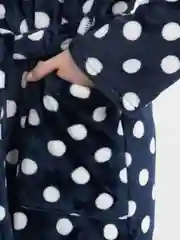 Бежевый теплый молодежный халат с запахом Onstyle