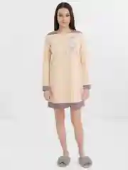 Багровый сорочка женская, утепленная, с длинным рукавом, принт кролик