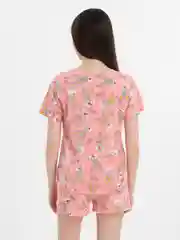 Коралловый пижама Женская, домашний комплект