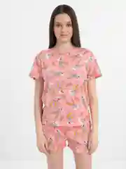Коралловый пижама Женская, домашний комплект