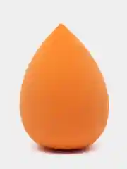 Оранжевый спонж для макияжа мягкий, 4 х 6