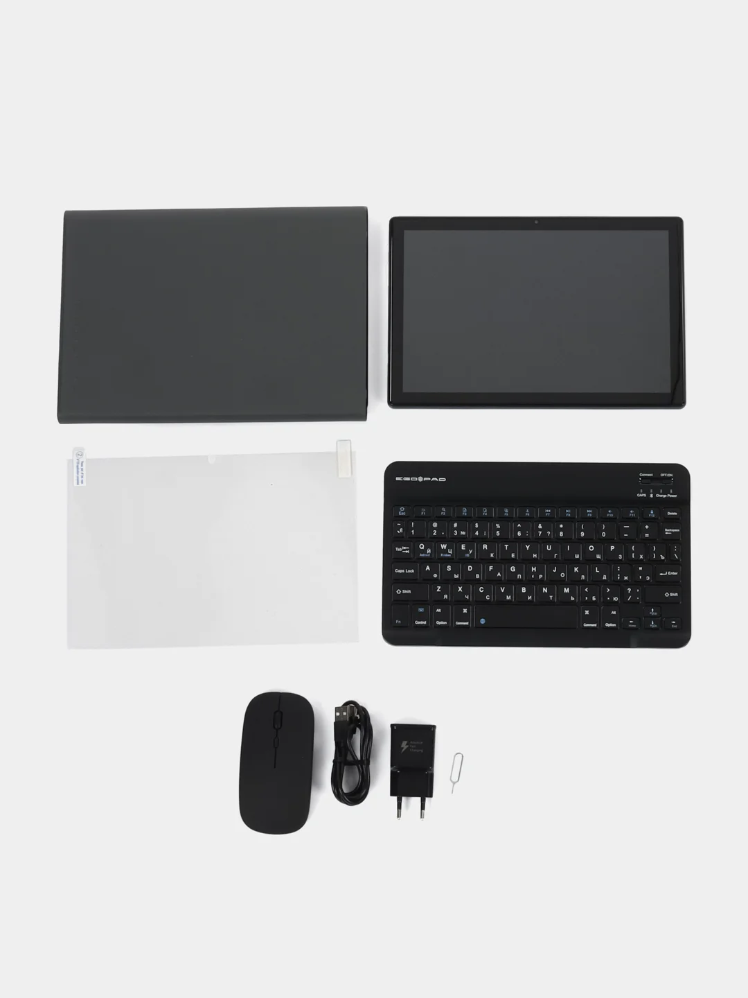 Серый планшет EGO PAD ES10, 5G LTE, планшетный компьютер с клавиатурой