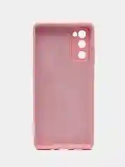 Пудровый чехол для Samsung S20 FE с бархатом внутри