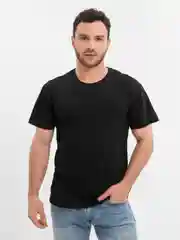 Синий меланж футболка мужская