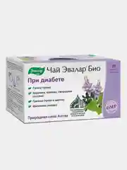 Чай Эвалар БИО "При диабете", 20 фильтр-пакетов по 2 г