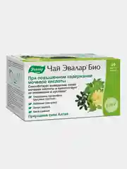 Чай Эвалар БИО "При повышенном содержании мочевой кислоты", 20 фильтр-пакетов по 1.5 г