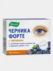 Черника Форте с лютеином, Эвалар