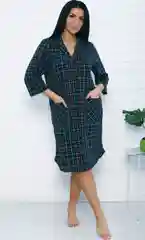 Зеленый женский халат, туника
