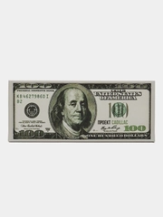 Картина на холсте, постер "100 DOLLAR", 22 на 45 см