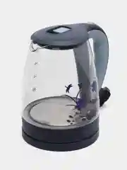 Чайник электрический ENERGY E-287, стекло, 2 л, 1500 Вт, подсветка, синий