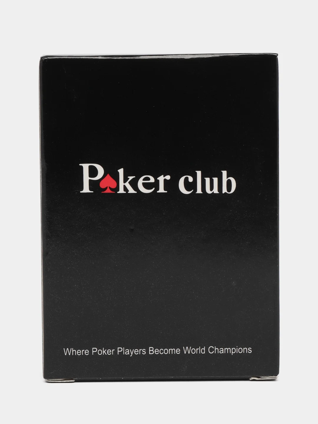 Красный карты игральные Poker Club, для покера, пластиковые, 54 штуки
