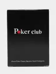 Красный карты игральные Poker Club, для покера, пластиковые, 54 штуки