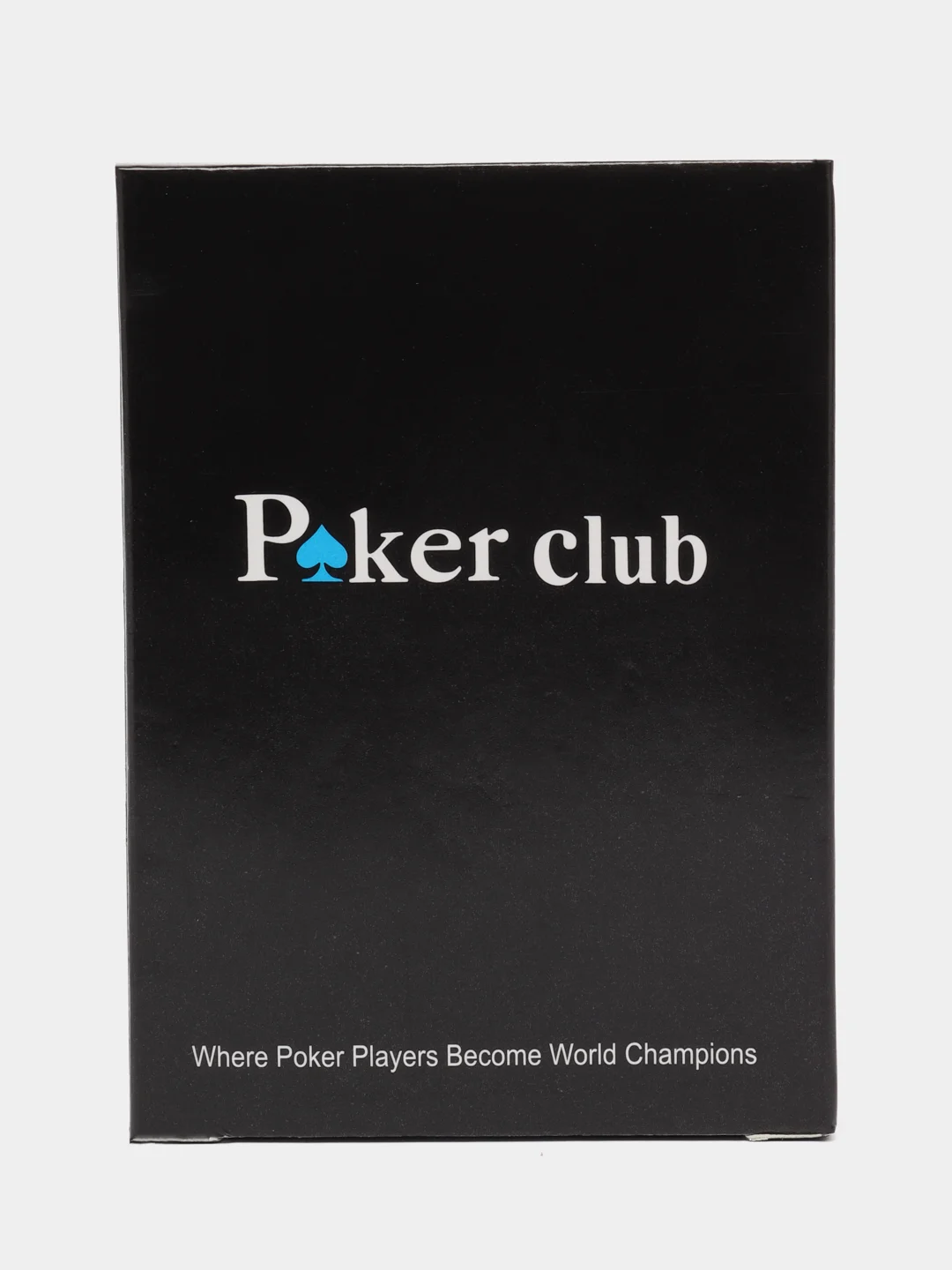 Синий карты игральные Poker Club, для покера, пластиковые, 54 штуки