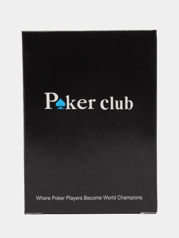 Карты игральные Poker Club, для покера, пластиковые, 54 штуки