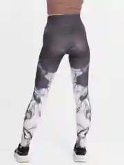 Угольный лосины женские, спортивные, утягивающие, с высокой талией