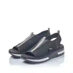Черный босоножки женские Rieker