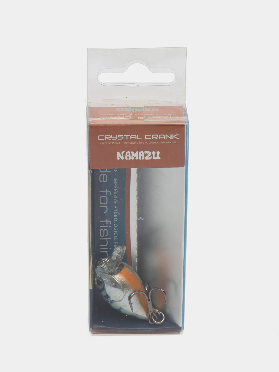 Голубой воблер крэнк Namazu Crystal Crank 27 мм, вес 2,4 гр
