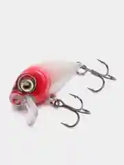 Белый воблер крэнк Namazu Waterfly 36мм вес 2,8 гр