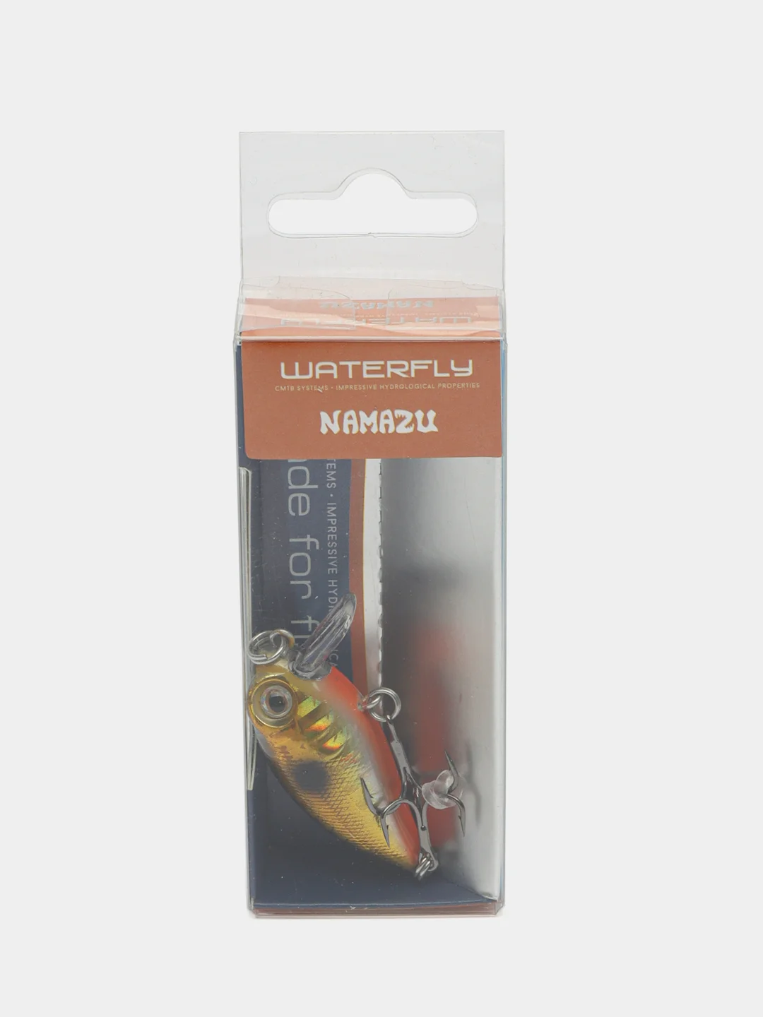 Зеленый воблер крэнк Namazu Waterfly 36мм вес 2,8 гр