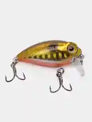 Золотой воблер крэнк Namazu Waterfly 36мм вес 2,8 гр