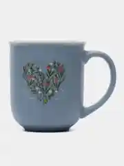 Голубой кружка "Floristry" v=410 мл